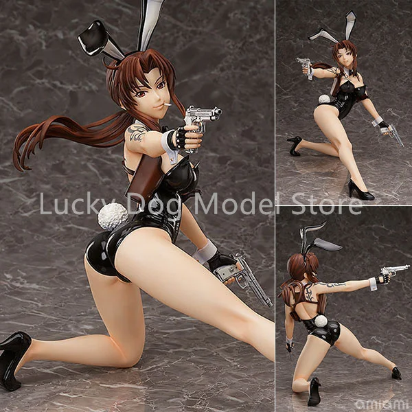 

FREEing Original:B-STYLE Black Lagoon Revy Bare Leg Bunny Ver. 1/4 PVC Action Figure Anime Model Toys Collection Doll Gift