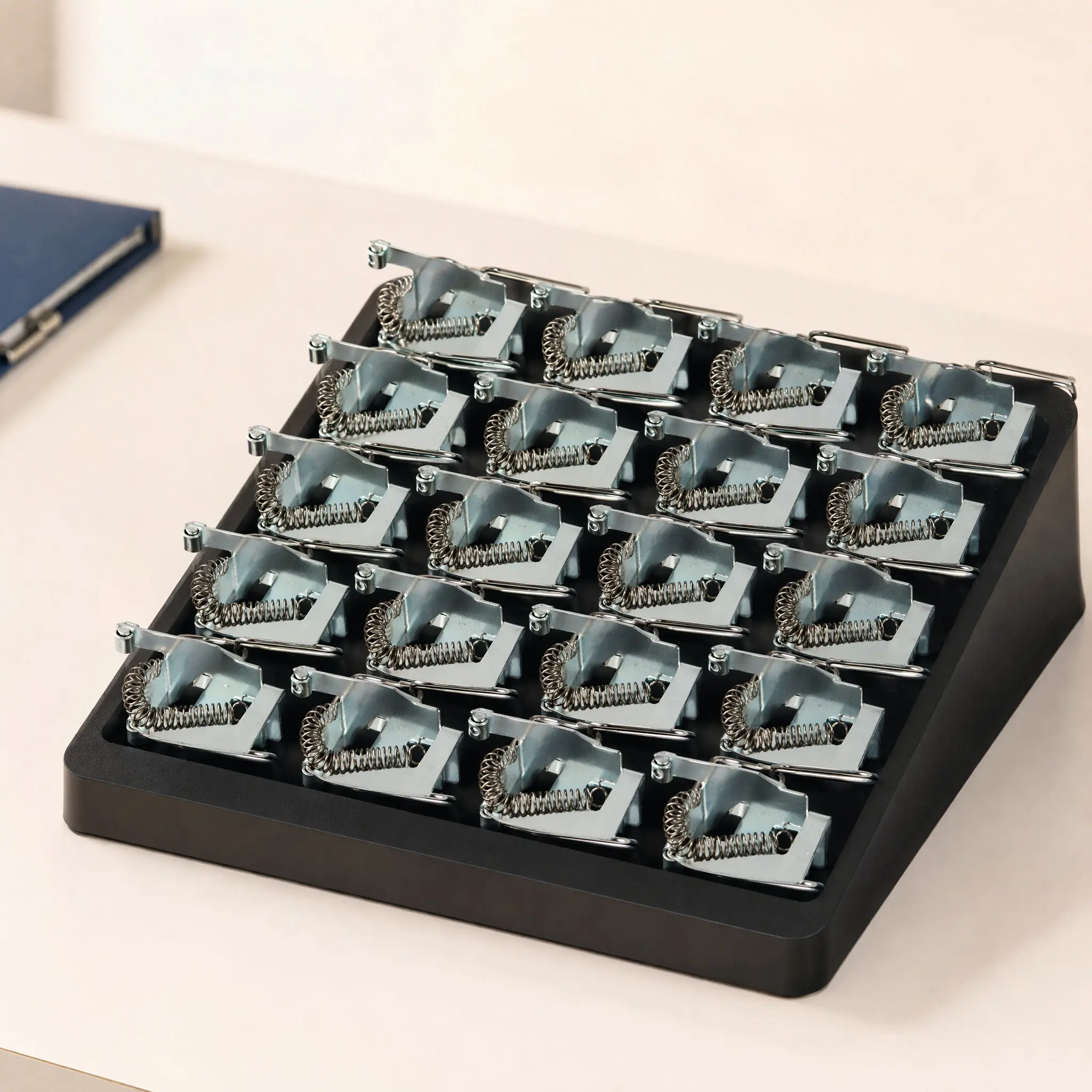 Drawer Organizer Tray - 5Pcs Cashier Drawer Money Clips Metal