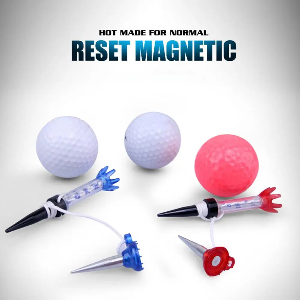 Golf Tee High Stability Low Friction Wear Resistant Detachable Simple Installation Short Magnetic Tee Golf Training Tool