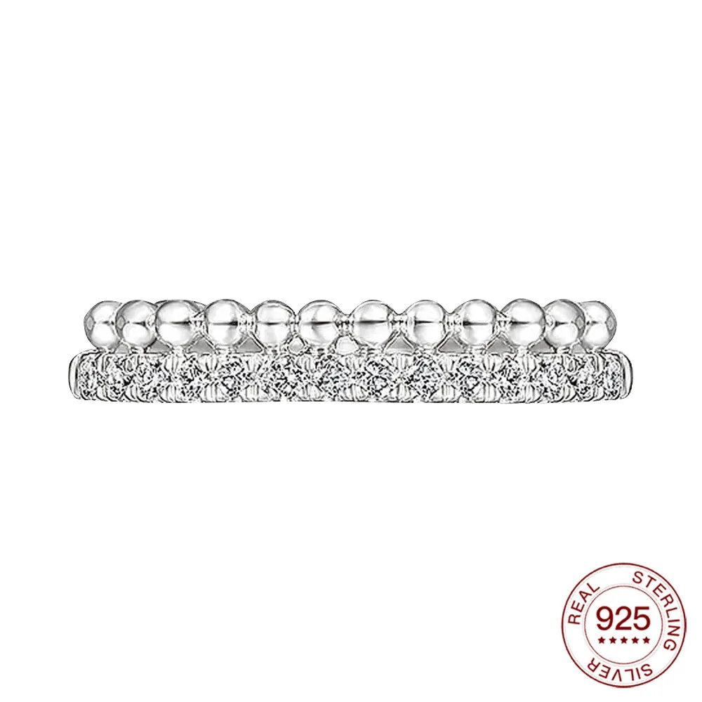 Women's 925 Sterling Silver Pearl Ring