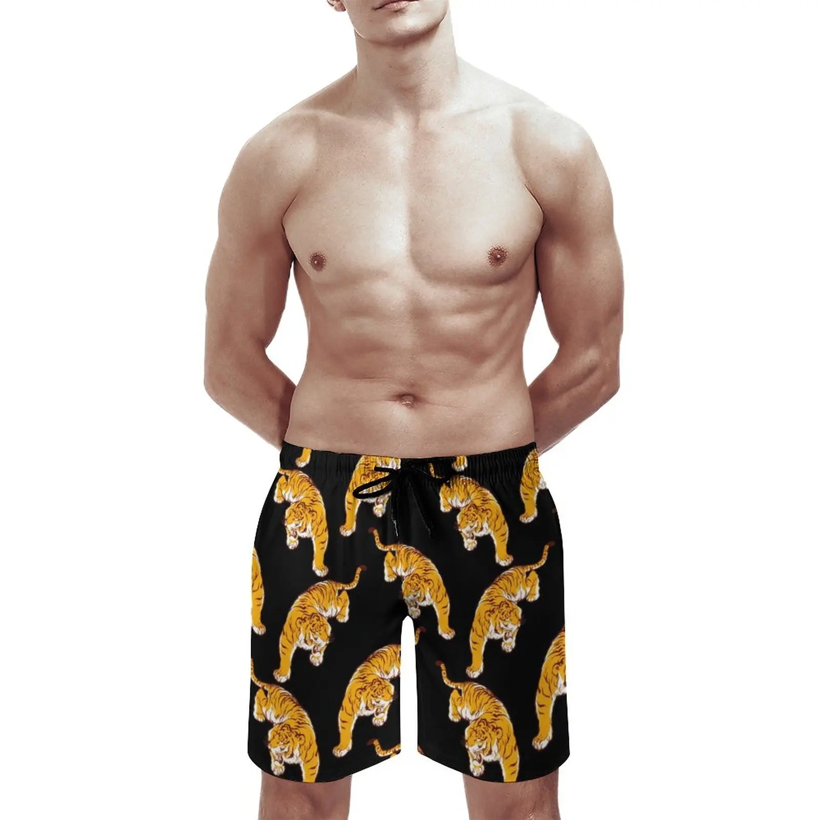 Pantalones cortos de playa con estampado 3D para hombre, ropa informal de animales, tiburón, ballena, Mar submarino, Harajuku, para correr