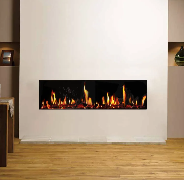 

50 " Remote Control High-end Luxury 3D Wifi Virtual Electric Fireplace with Sparks and USB Combine LCD Screen Electric Fireplace