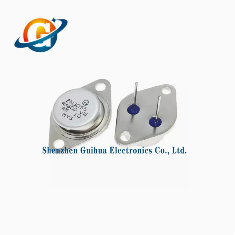 10pcs Gold Sealed Power Transistor 2N3055 New High Power Transistor 100V10A for Inverter