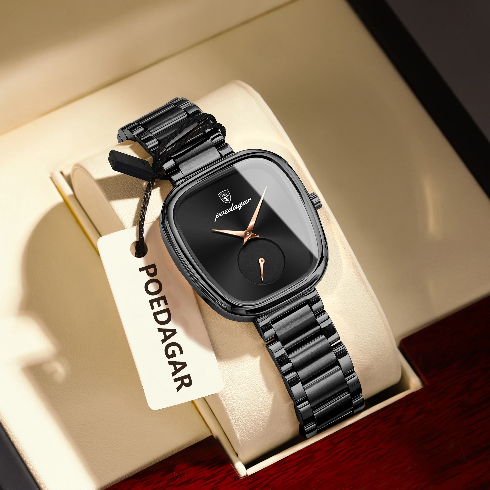 POEDAGAR элегантные повседневные женские кварцевые часы водонепроницаемые часы из нержавеющей стали для женщин модные роскошные женские наручные часы Reloj