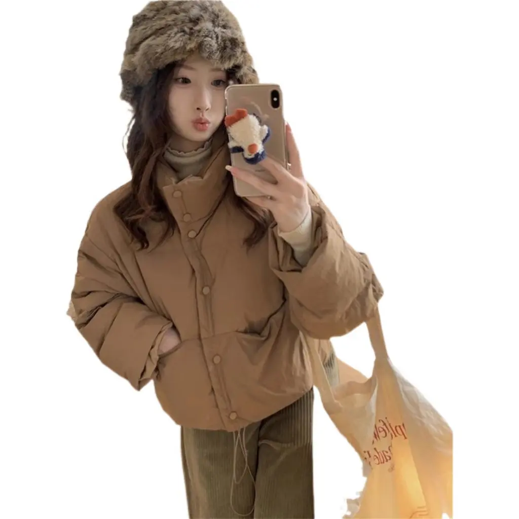 

Women's Winter Thickened Bread Suit Cotton Coat Korean Style Loose Warm Small Cotton Jacket New Maillard