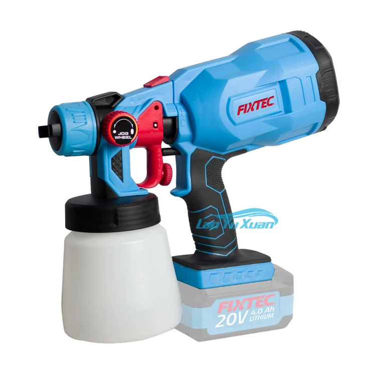 

FIXTEC Airless Paint Sprayer 20V Li-ion Battery Electric Portable Cordless Power Spray Gun