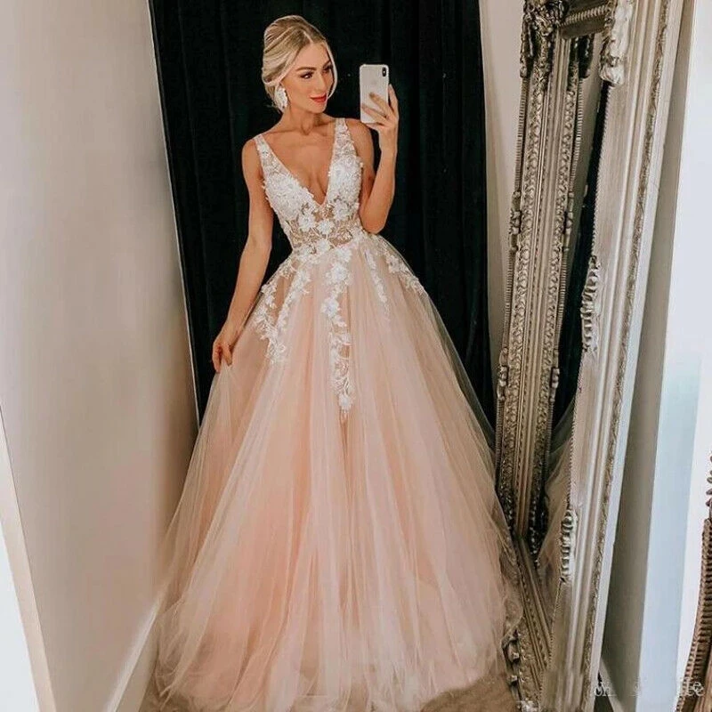 

ANGELSBRIDEP платья Quinceanera с v-образным вырезом Vestidos De 15 Anos, модные 3D кружевные тюлевые вечерние платья принцессы Золушки