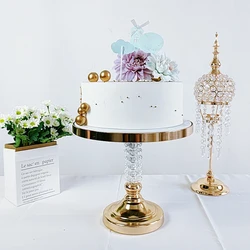 1Pcs/lot  2 &3 tiers cupcake plate Mirror Decorative Cosmetics Storage Box Tray Wedding Home Decoration Rack Storage Box