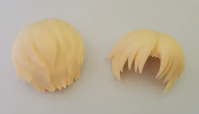 GSC Clay Man Hair white model OB11 doll accessories