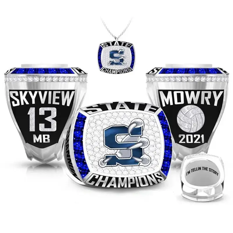 2025 بطولة رياضية حلقة التخصيص كرة السلة الرجبي البيسبول بطولة الدائري تصميم مجاني جائزة فريق البطل #4