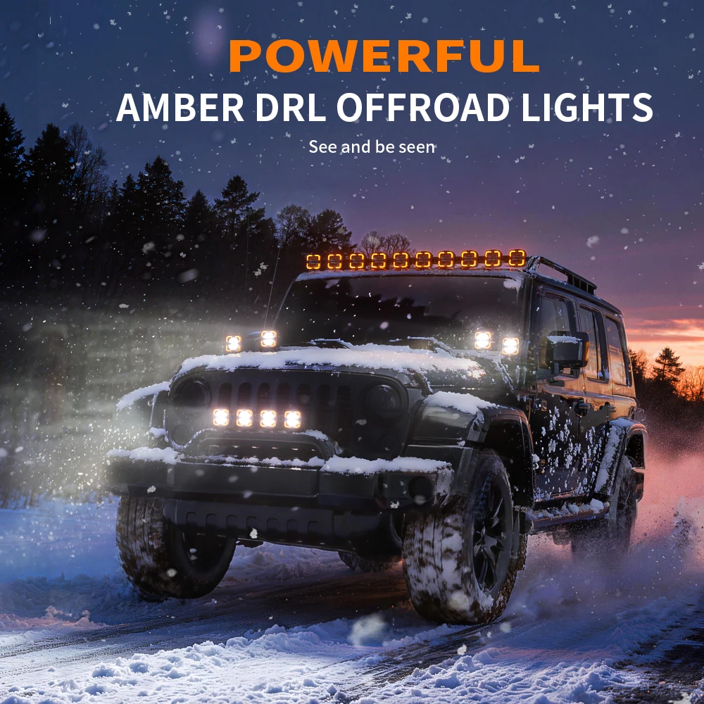 LOYO Factory Car Spot Pod Led Fog/driving Light 18/30/50 Inch LED Roof for Offroad UTV Vehicle Truck Work Led Modular Light Bars view 6