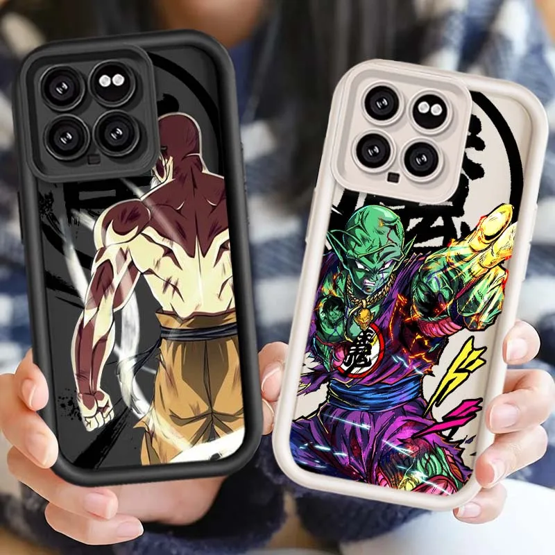 Casing HP Art D-Dragon Ball Cool Saiyan untuk Xiaomi Mi 17 15 14 13 12 14T 13T Pro Max Lite Eye Ladder