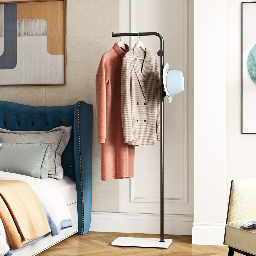 

Вешалки для одежды с белым основанием, отдельно стоящие вешалки для одежды с 3 крючками, L-образная домашняя вешалка для курток, пальто, шапок, C