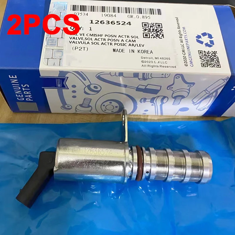 Solenoide de sincronización de válvula Variable de motor para Buick Encore Chevrolet Cruze Equinox Sonic GMC Malibu Terrain OEM #12671373 12636524, 2 unidades