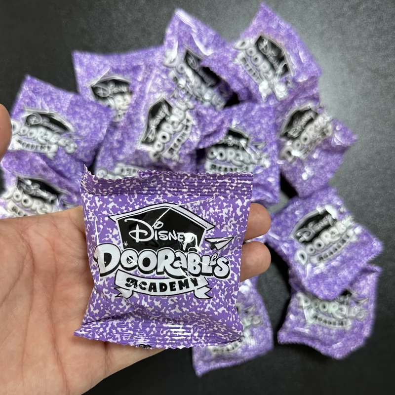 Brand New Series Disney Doorables Purple Packaging Blind Bag Academy Campus Crew Pack Action Figures Model Toys Kids Gifts