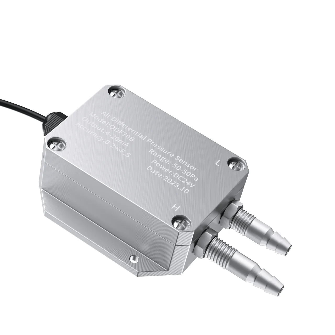 Verschildrukzender Bereik -10-0-10Kpa Digitale Micro Verschil RS485 Uitgangsdruk Converter Sensor QDF70B