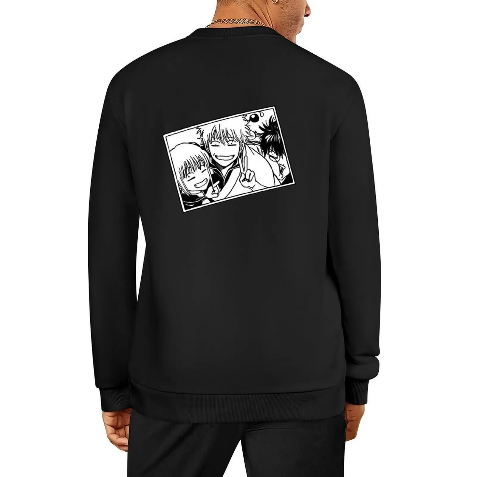 

Yorozuya Pullover graphic t shirts men anime clothing mens designer clothes men clothing new hoodies and sweatshirts