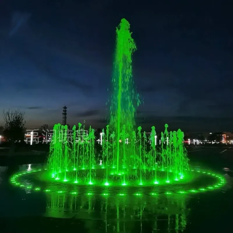 Weather Resistant Stainless Steel Small Musical Water Fountain Custom Built Outdoor Villa Decoration Water Fountain