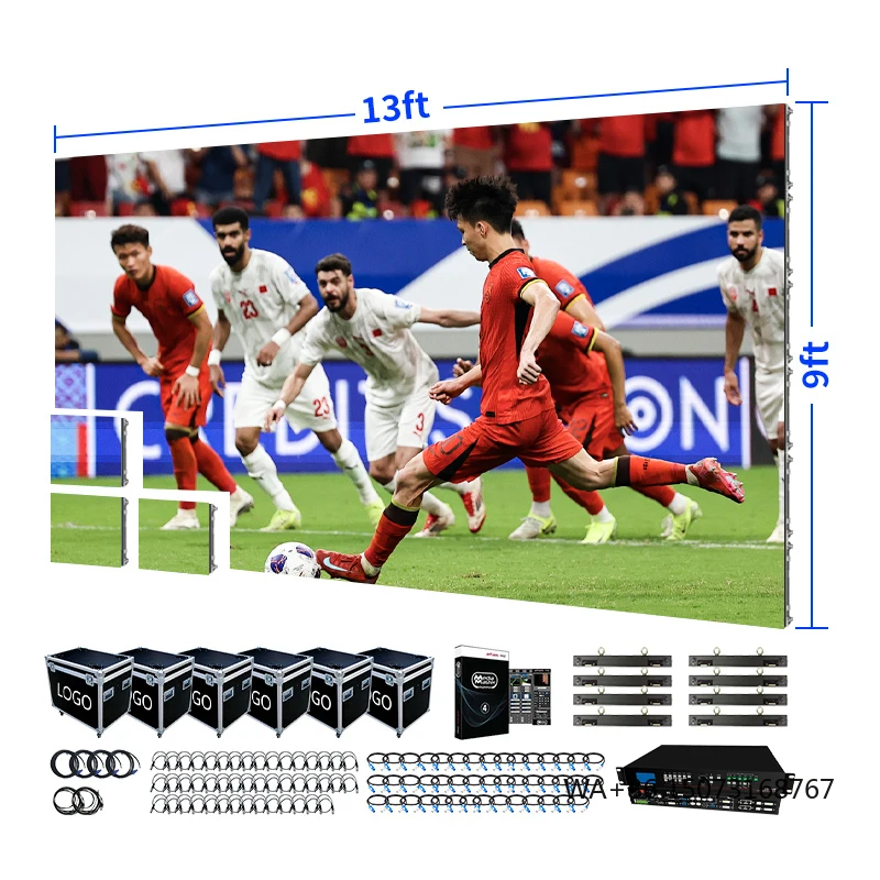 

Turnkey Solution Led Video Wall P1.95 P2.6 P2.9 P3.91 P4.81 Aluminum LED Display Cabinet Church Outdoor Panel Stage Screen
