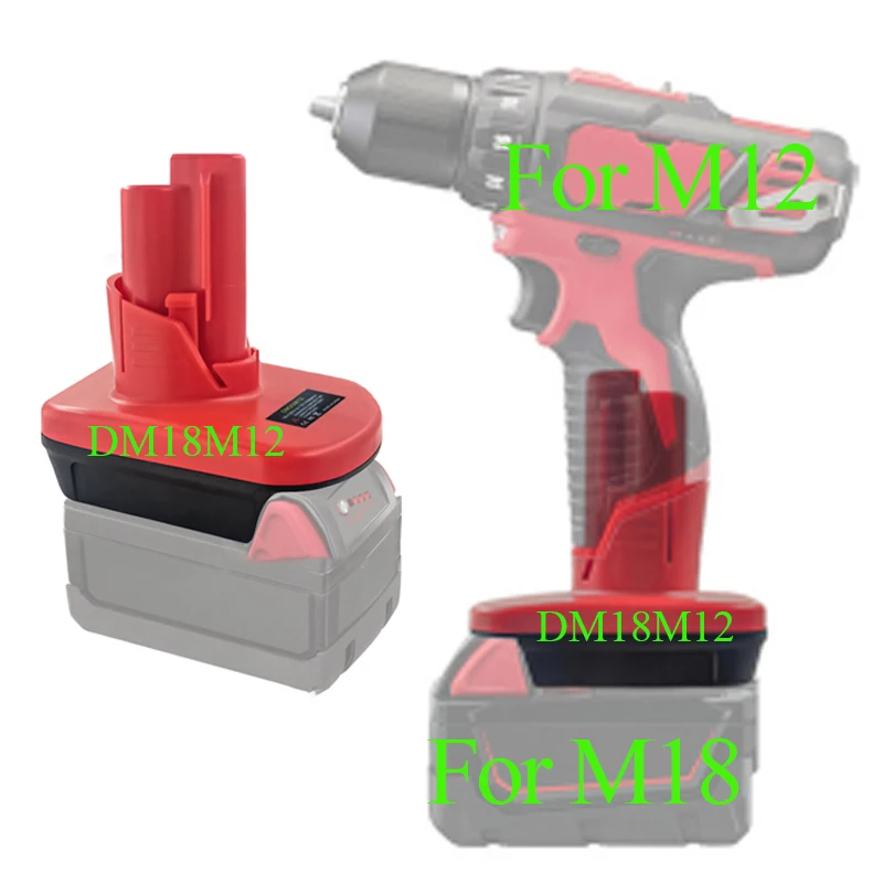 

Power Tool MT18M12 DM20M12 For Makita 18V For Dewalt 20V For M18 Lithium Ion Battery For Milwaukee 12V For M12 Adapter Converter