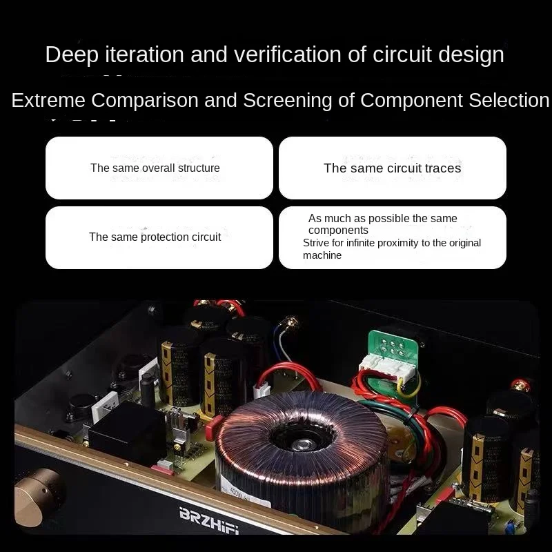استنساخ مباشر من تصميم دائرة FM السويسرية مضخم طاقة عالي FM300AS Audiophile الصف Hi-Fi فئة A/B مكبر كهربائي