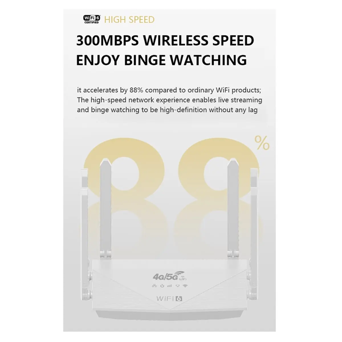 NEW FACTORY~5G 4G LTE WIFI Router 4G LTE WIFI6 Router Signal Booster Hotspot Smoother Wired Connection Eurasian Version
