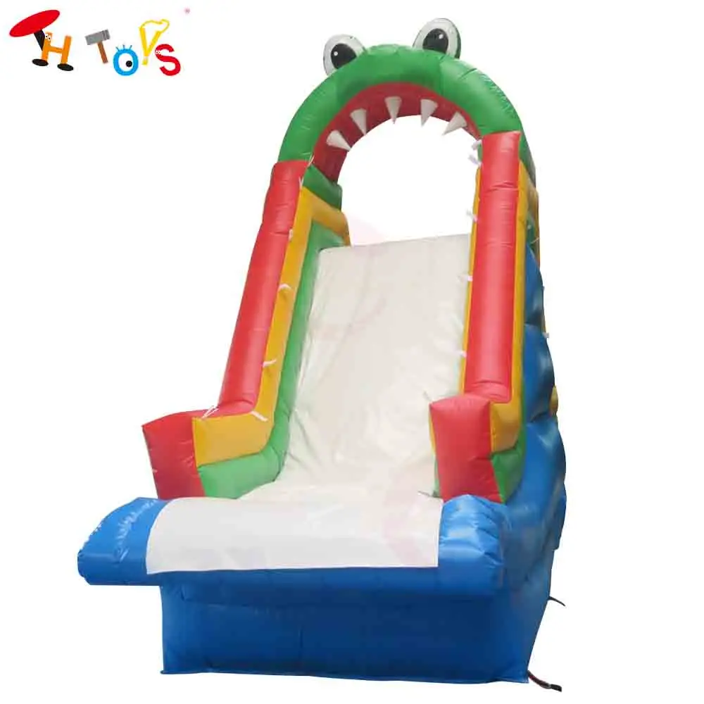 Fast Air Ship Giant Inflatable Water Slide for Swimming Pool Fog Theme Inflatable Pool Slide for Children