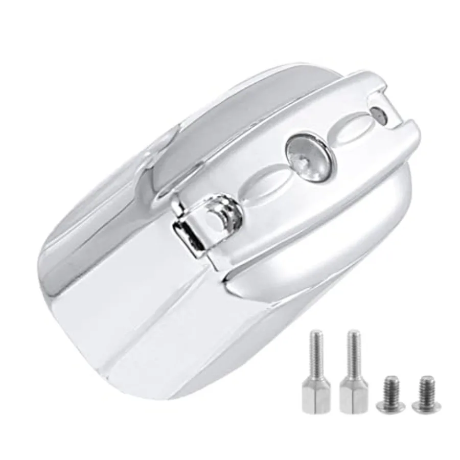 

Aluminum Rear Brake Master Cylinder Cover For 2000-2017 Softail