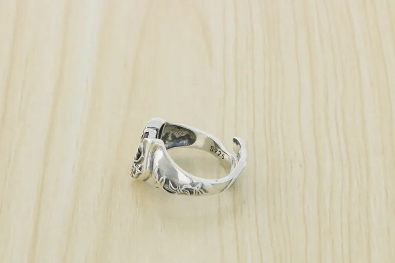 Bague en forme de coeur en argent regardé S925 pour femme, design de tempérament, fouet avancé, INS, index simple, luxe littéraire