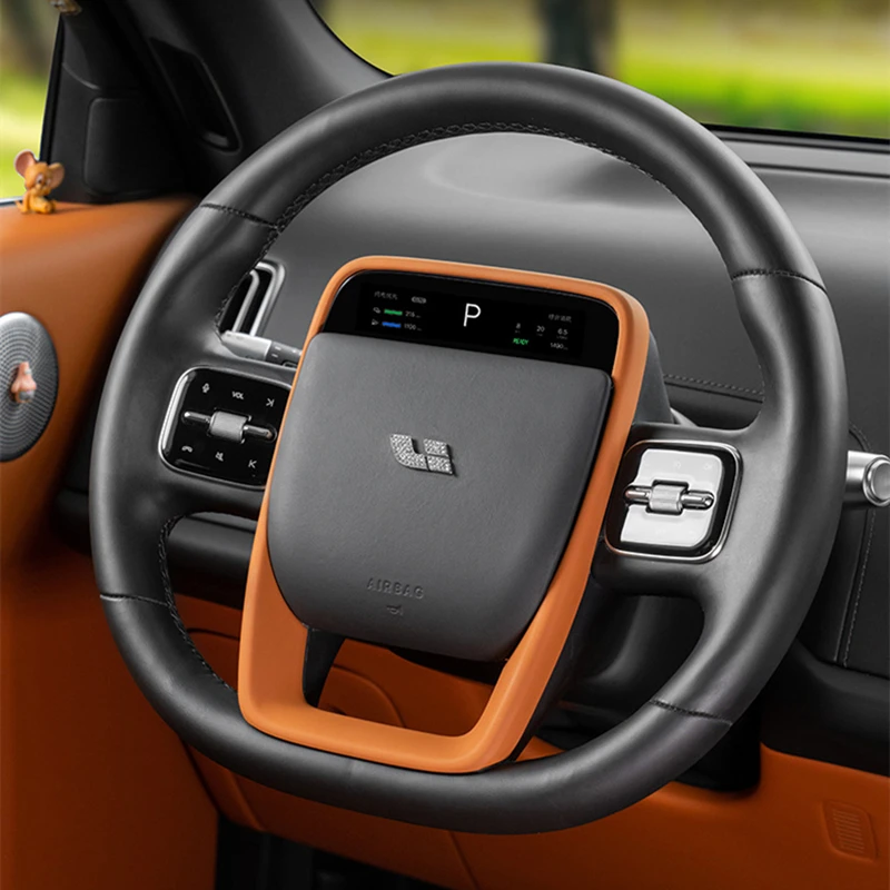 Car Steering Wheel Decoration Cover Interior Protection Sticker Accessories For LEADING IDEAL Li Xiang Auto L7 L8 L9 Air Pro Max