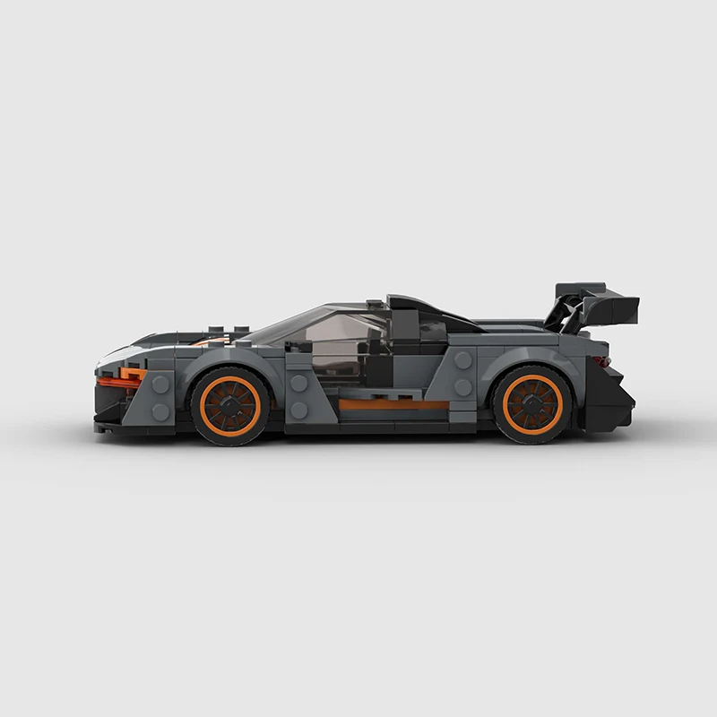 Moc modelo técnico racer carro blocos de construção cidade veículo tijolos conjuntos corrida supercar crianças presente brinquedos senna