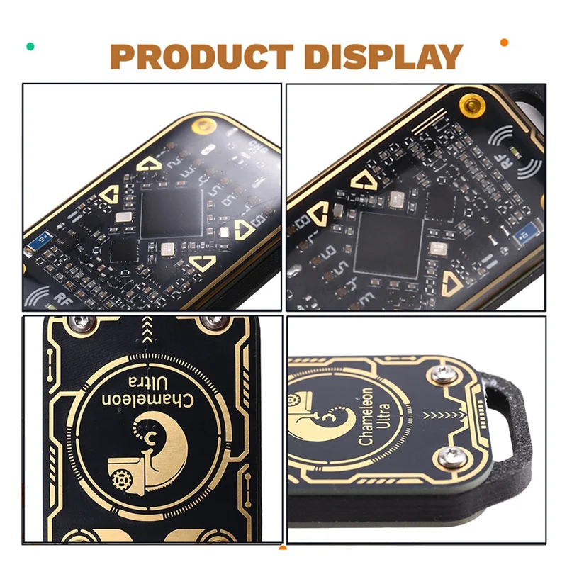 

Chameleon Ultra ID IC Card Smart Chip Reader NFC RFID Emulator Duplicator+ CUID Keychain/Card For 125K 13.56M-Y47A
