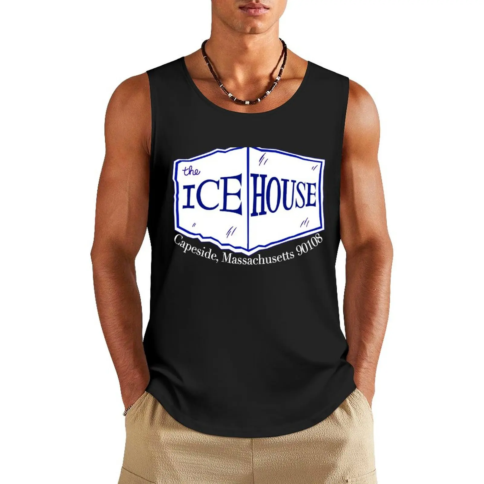 The Icehouse (Inverted) - Dawson's Creek Tank Top Men's tops sleeveless Men's t-shirts