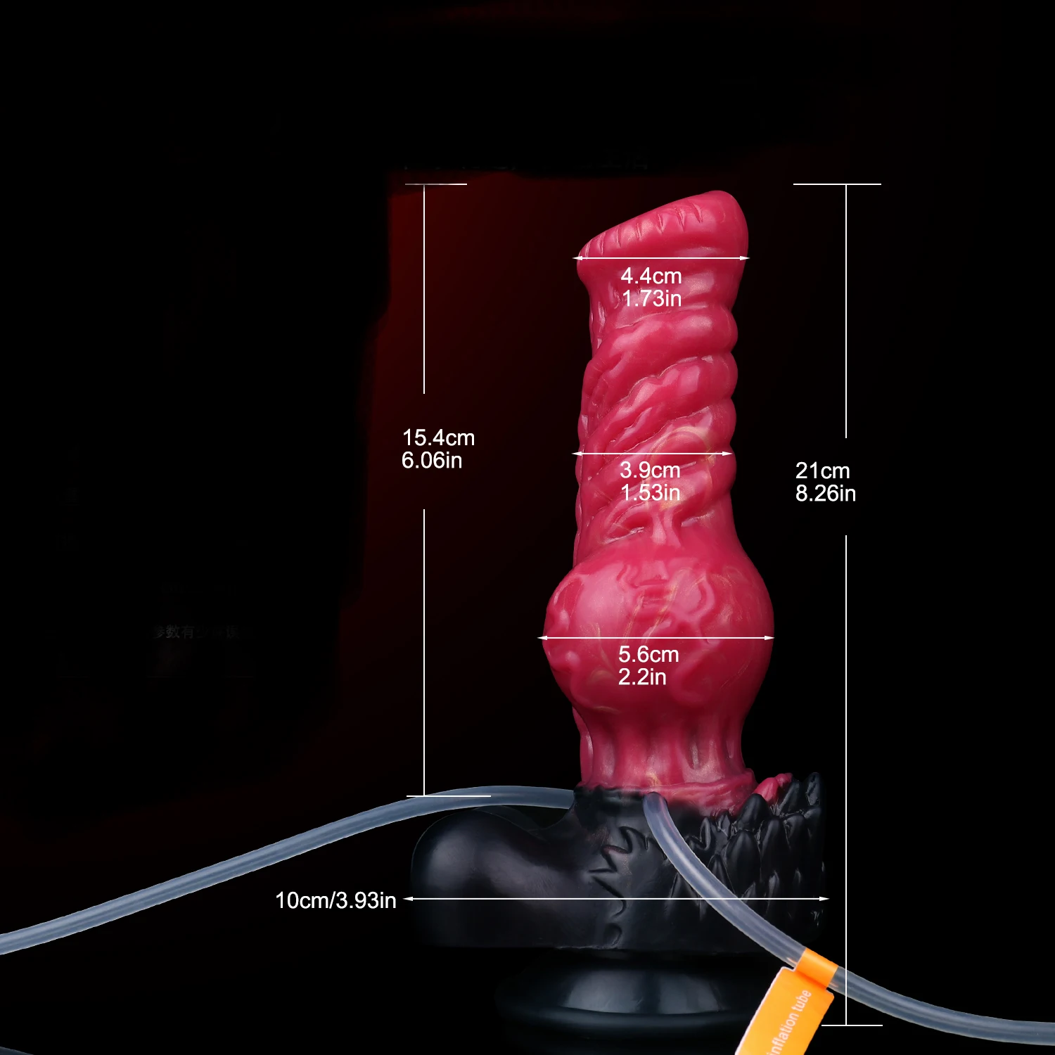 ELKKOST Silikon Ejakulasi Squirting Penis Fantasi Inflatable Dog Dildo Mainan Seks Dewasa Butt Plug Anal Plug Wanita Untuk Wanita