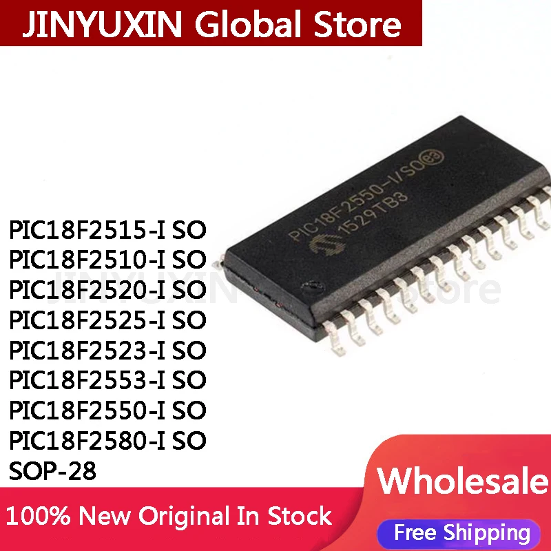 1piece PIC18F2550-I PIC18F2515-I PIC18F2510-I PIC18F2520-I PIC18F2525-I PIC18F2523-I PIC18F2553-I PIC18F2580-I SO SOP-28 IC