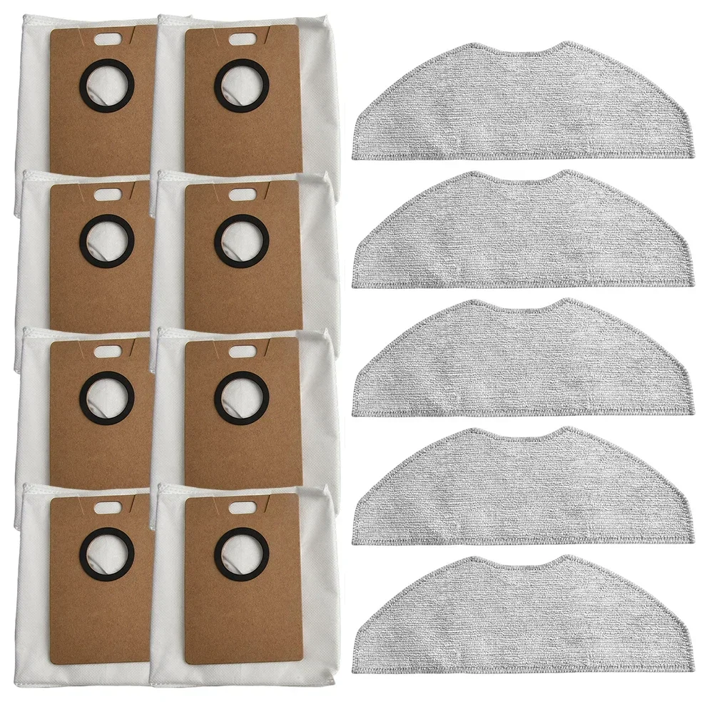 

13pcs/Set Dust Bag Mop Cloth For Tapo RV30 MAX Plus For Tapo RV20 MAX Plus Robot Vacuum Cleaner Replacement Accessories