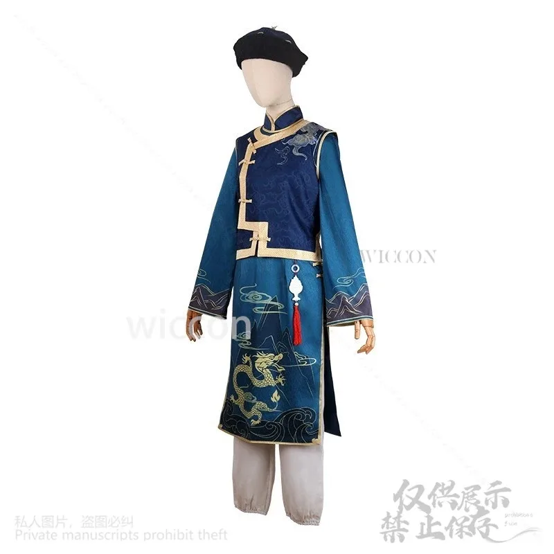 

COSda@Comic Con Game Identity Ⅴ Cos Survivor Edgar Valden Painter Censer Skin Chi-pao Wig Customized Christmas Halloween Costume
