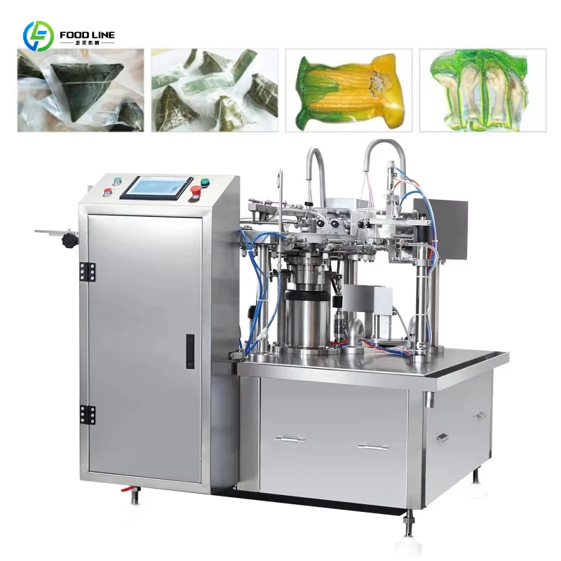 FL Automatic Pouch Vacuum Packing Sealer Machine for Corn Peanut Kernel Granule Dried Food Storage Line