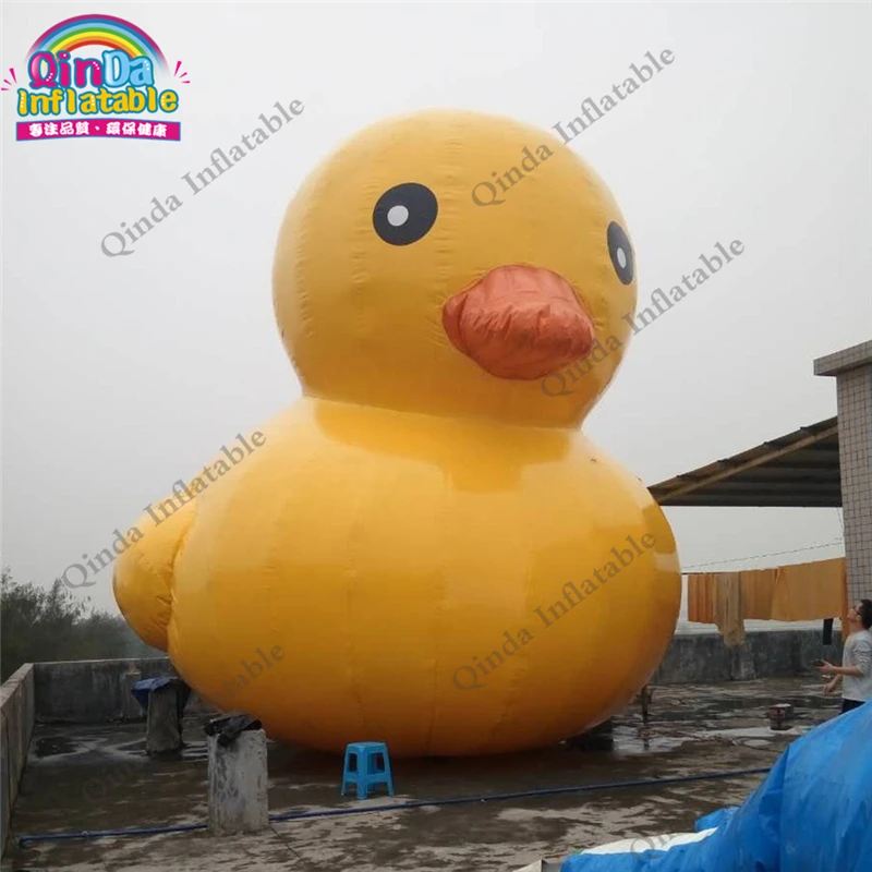 

4M Height Giant Inflatable Yellow Promotion Duck Float In The Lake,Free Air Pump Inflatable Yellow Duck