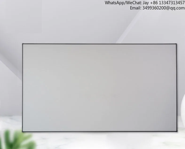 

150-Inch HD Grey Fixed Frame Projection Screen For UST Projector For Home Cinema Screens