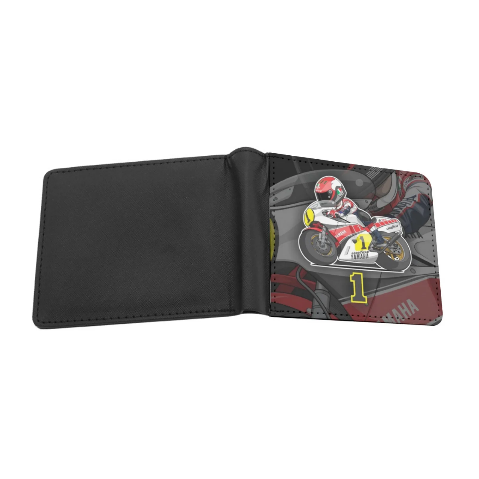 King Kenny Roberts Men Wallets Card Man Wallet Short Purse Bi-Fold Personalized Purses Legend Legendary America Usa Japan Kr