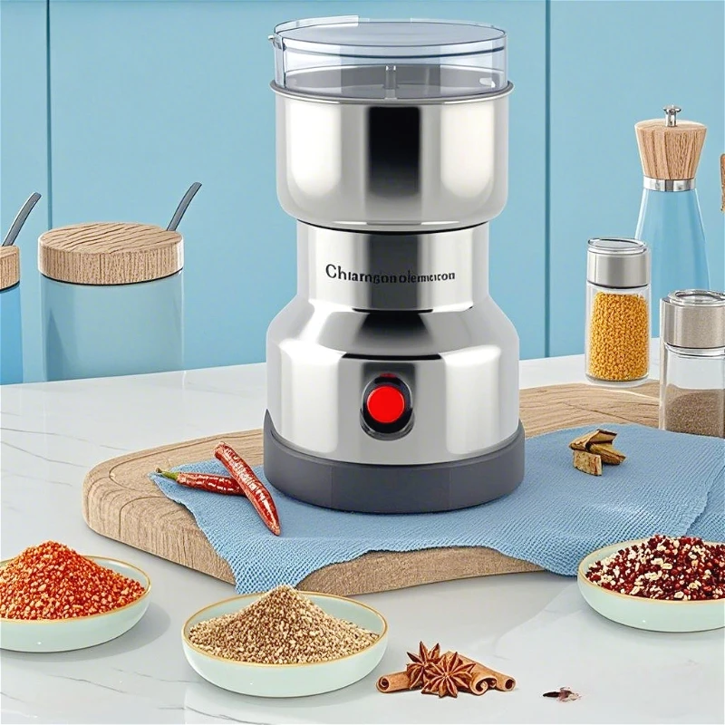 

Electric Coffee Grinder Kitchen Cereal Nuts Beans Spices Grains Machine Mixer Blender Mini Electric Food Chopper Processor