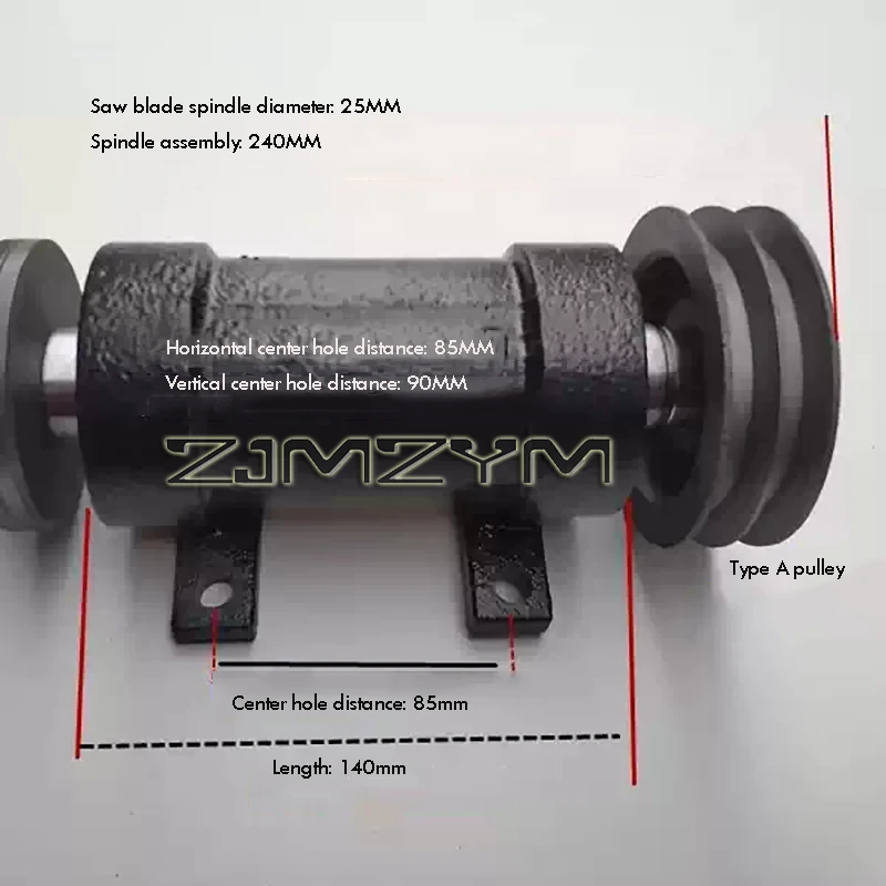 

Household Small Woodworking Table Saw Wood Cutting Machine Table Saw Shaft Woodworking Saw Bearing Seat Assembly