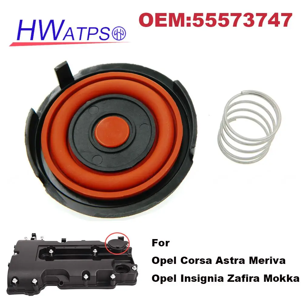 Válvula PCV tampa reparação com kit de membrana, Opel Corsa D Astra J Meriva Insignia A Zafira C Mokka X, 55561426, 25198877, 55573747