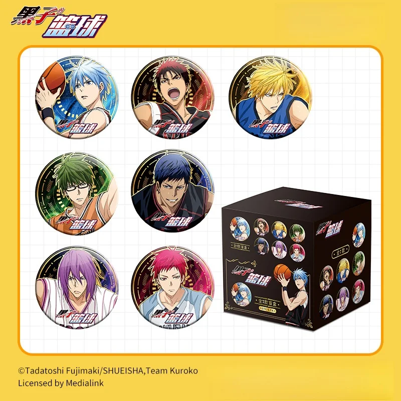 

Anime Kuroko's Basketball Tetsuya Kise Ryota Akashi Seijuro Cosplay COSTUME Badge Pin SPTE Tinplate Brooch﻿ Holiday Gift