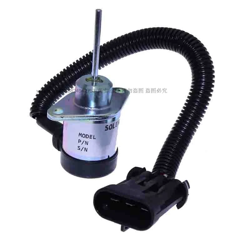 

6691498 12V Shut Off Stop Solenoid For Bobcat S150 S160 S175 S185 S205 S450 1G925-60011 31143301-406