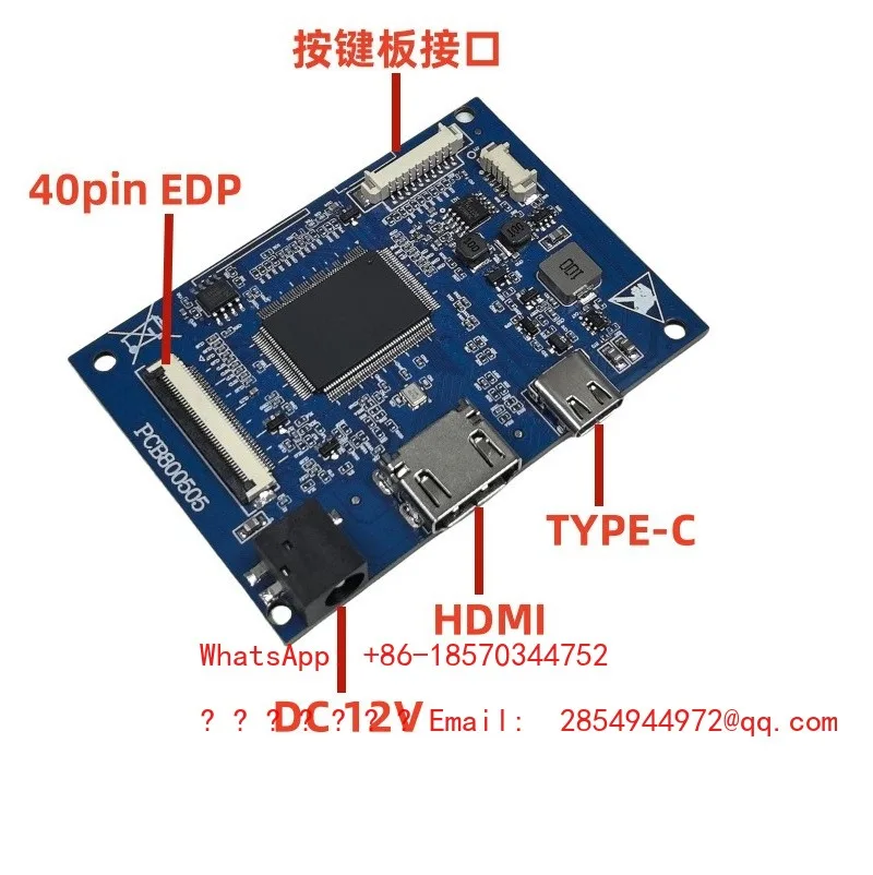 2K LCD Driver Board LCD Driver Board 40pinEDP