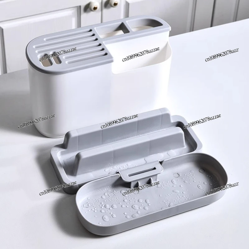 

Chopstick Basket, Household Storage Box, Kitchen Knife Holder, Integrated Drain, Rack, Tube, Box.