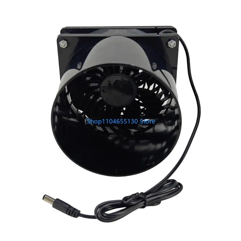 Sistema ventilación solar 5W para enfriamiento eficiente en casas mascotas y invernaderos