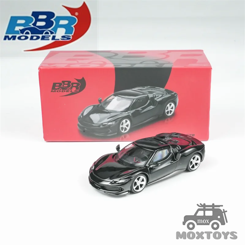 

Литая под давлением модель автомобиля BBR 1:64 296 GTB Nero Daytona Black BBRFER64003